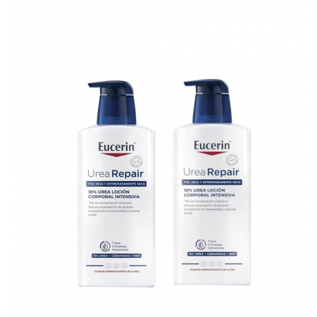 EUCERIN DUPLO LOCION CORPORAL INTENSIVA CON 10% UREA 2 X 400ML