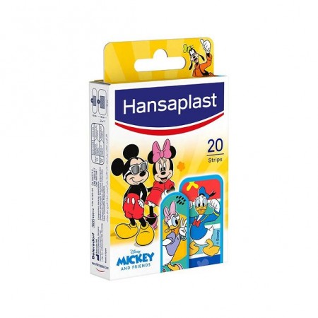 HANSAPLAST DISNEY APOSITO ADHESIVO MICKEY MOUSE 20 UNIDADES