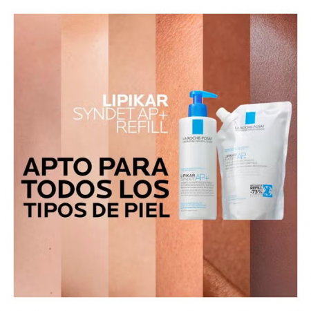 LA ROCHE POSAY LIPIKAR SYNDET AP+ CREMA LAVANTE ECO RECARGA 400 ML