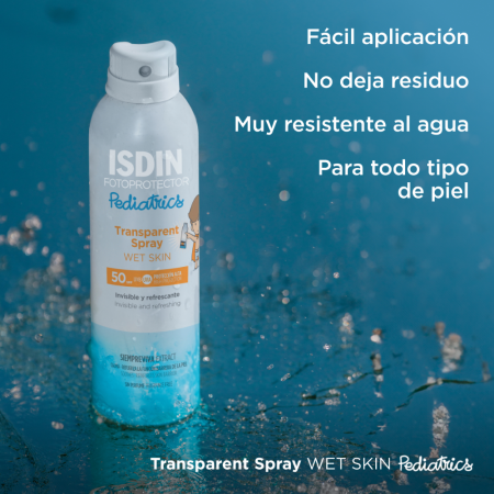ISDIN PEDIATRIC PACK FOTOPROTECT TRANSPARENT SPRAY 250 ML + FUSION WATER MAGIC 50 ML