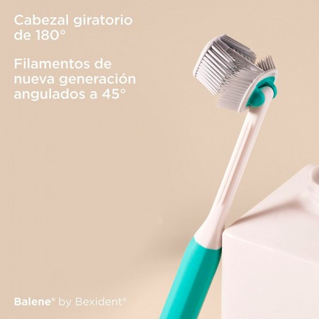 BEXIDENT CEPILLO DENTAL BALENE ADULTO MEDIO COLOR AGUAMARINA