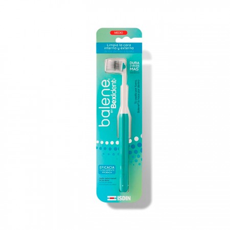 BEXIDENT CEPILLO DENTAL BALENE ADULTO MEDIO COLOR AGUAMARINA