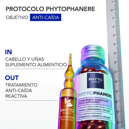 PHYTO PHYTOPHANERE AMPOLLAS ANTICAIDA REACCIONAL 12 AMPOLLAS X 5 ML