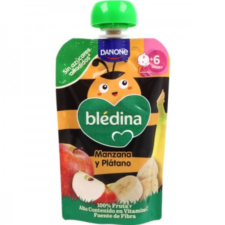 DANONE BLEDINA POUCH DE MANZANA Y PLATANO 100 G