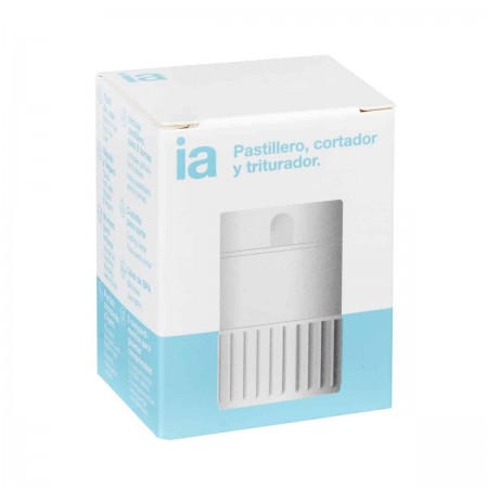 INTERAPOTHEK PASTILLERO CORTADOR Y TRITURADOR BLANCO