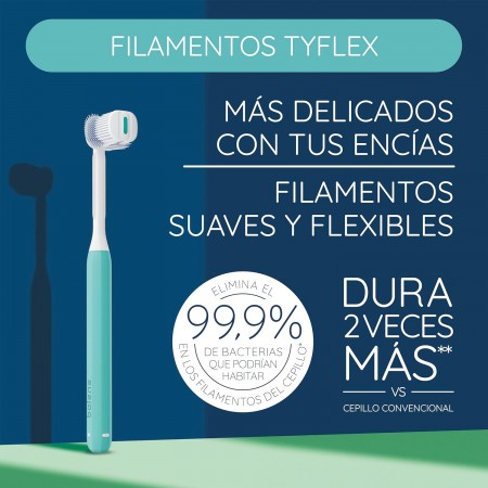 BEXIDENT CEPILLO DENTAL BALENE ADULTO SUAVE COLOR AGUAMARINA