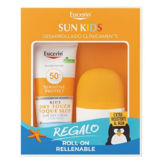 EUCERIN SUN SENSITIVE PROTECT KIDS TOQUE SECO FPS50+ GEL CREMA ULTRA LIGERA 200 ML