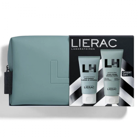 LIERAC HOMME PACK GEL FACIAL HIDRATANTE ENERGIZANTE 50ML + REGALO GEL DE DUCHA 200ML