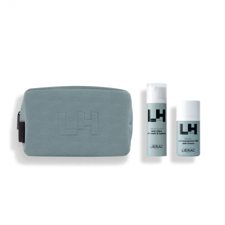 LIERAC HOMME PACK FACIAL FLUIDO ANTIEDAD GLOBAL 50ML + REGALO HOMME DESODORANTE 50ML