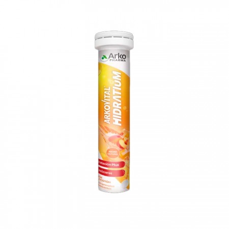 ARKOVITAL HIDRATIUM 24 COMPRIMIDOS EFERVESCENTES SABOR MELOCOTON