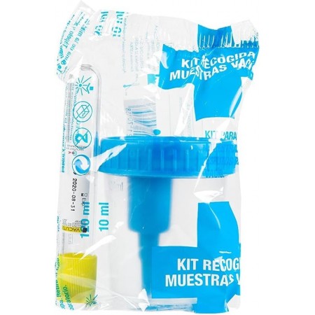 INTERAPOTHEK ENVASE DE RECOGIDA DE MUESTRAS 120 ML + TUBO DE VACIO