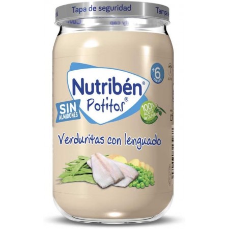 NUTRIBEN POTITO VERDURITAS CON LENGUADO 235 G