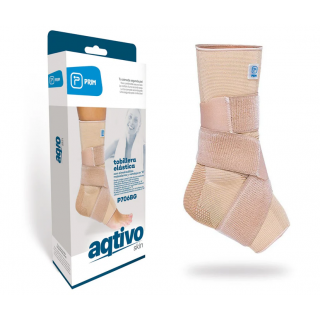PRIM AQTIVO SQIN TOBILLERA ELASTICA CON ALMOHADILLAS MALEOLARES Y VENDAJE EN 8 TALLA S