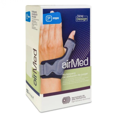 PRIM MUÑEQUERA DE ABDUCCION DE PULGAR AIRMED REF AM202G OLOR GRIS TALLA L