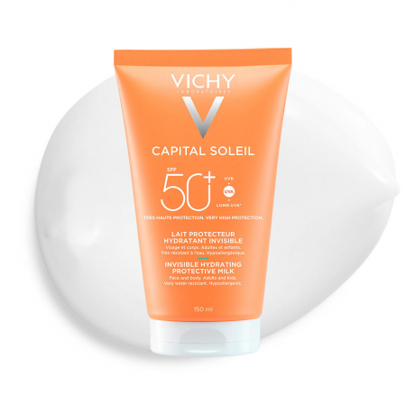 VICHY CAPITAL SOLEIL PROTECTOR FAMILIAR SPF50 LECHE HIDRATANTE INVISIBLE 150 ML