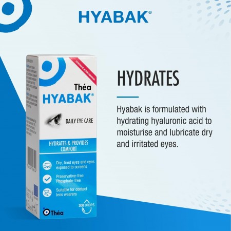 HYABAK SOLUCIÓN OFTALMICA HIDRATANTE 10 ML