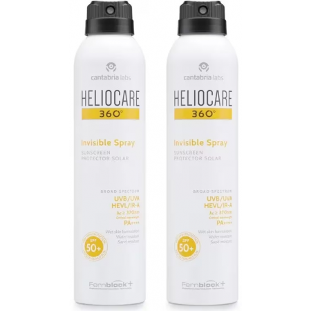 HELIOCARE 360º DUPLO 2º UD 40% PROTECTOR SPF50 SOLAR INVISIBLE SPRAY 2 X 200ML