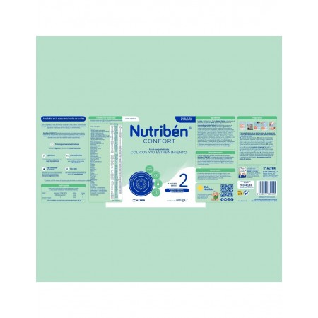 NUTRIBEN CONFORT 2 LECHE EN POLVO 800 G