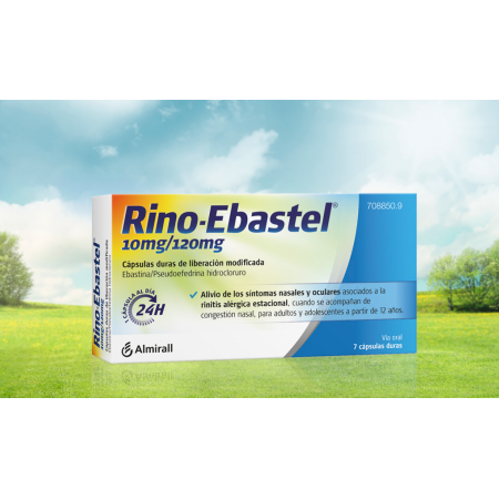 RINO EBASTEL 10/120 MG 7 CAPSULAS DE LIBERACION MODIFICADA