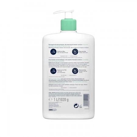 CERAVE GEL LIMPIADOR ESPUMOSO 1L