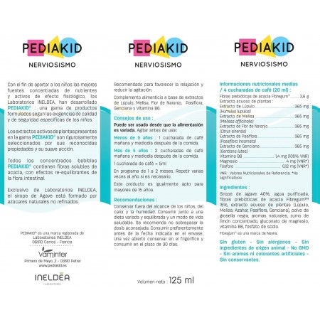 PEDIAKID SISTEMA NERVIOSO JARABE 125 ML