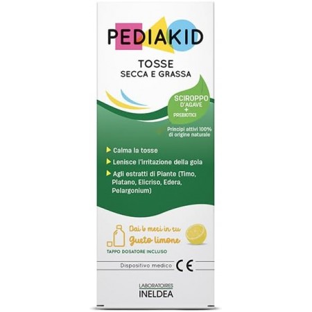 PEDIAKID TOS SECA Y PRODUCTIVA SABOR LIMON 125 ML