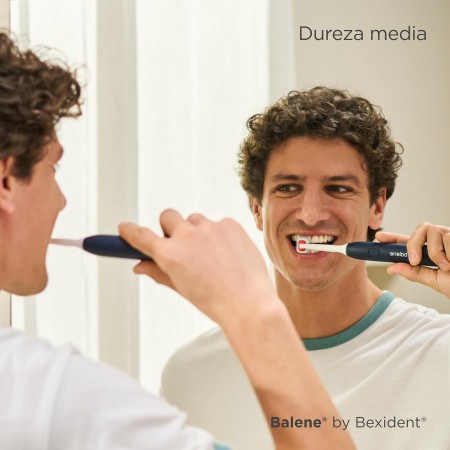 BEXIDENT BALENE CEPILLO DENTAL ELECTRICO SONICO DUAL DUREZA MEDIA COLOR AZUL