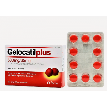 GELOCATIL PLUS 500/65MG 20 COMPRIMIDOS