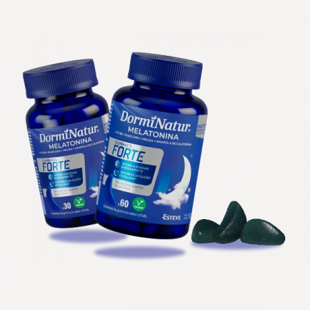DORMINATUR MELATONINA GUMMIES FORTE SABOR FRUTA 60 CARAMELOS DE GOMA