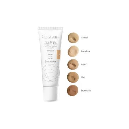 AVENE COUVRANCE MAQUILLAJE FLUIDO SPF20 BEIGE 2.5 30 ML