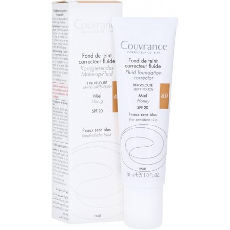 AVENE COUVRANCE MAQUILLAJE FLUIDO SPF20 MIEL 4.0 30 ML