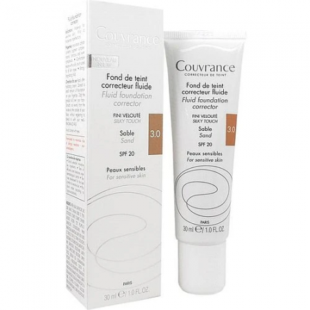 AVENE COUVRANCE MAQUILLAJE FLUIDO SPF20 ARENA 3.0 30 ML