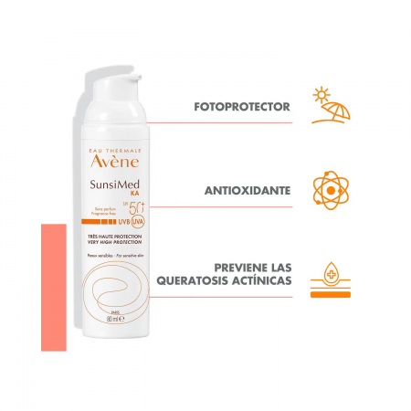 AVENE SUNSIMED KA PROTECTOR SOLAR SPF50+ FLUIDO 80 ML