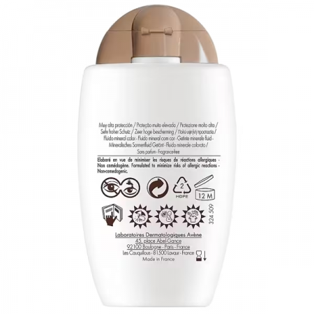 AVENE FLUIDO MINERAL FISICO SPF50+ CON COLOR 40ML