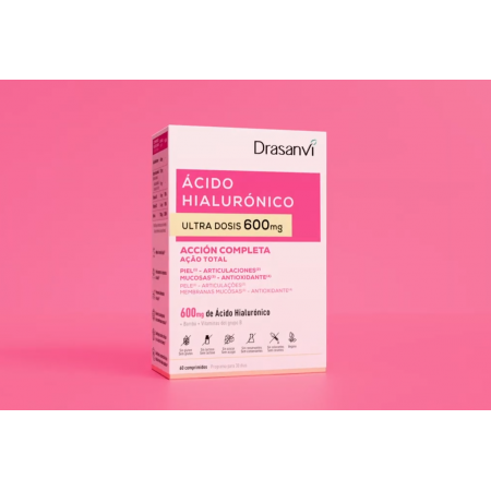 DRASANVI ACIDO HIALURONICO ULTRA DOSIS 600 MG 60 COMPRIMIDOS