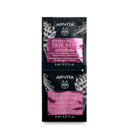 APIVITA MASCARILLA EXPRESS ALCACHOFA ILUMINADORA 2 X 8ML