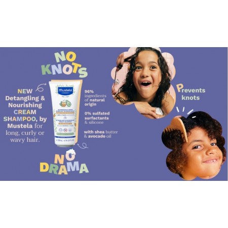 MUSTELA CHAMPU DESENREDANTE Y NUTRITIVO EN CREMA 200 ML