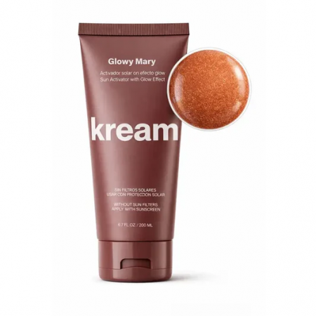 KREAM ACELERADOR DE BRONCEADO GLOWY MARY LOCION EFECTO GLOW 200ML