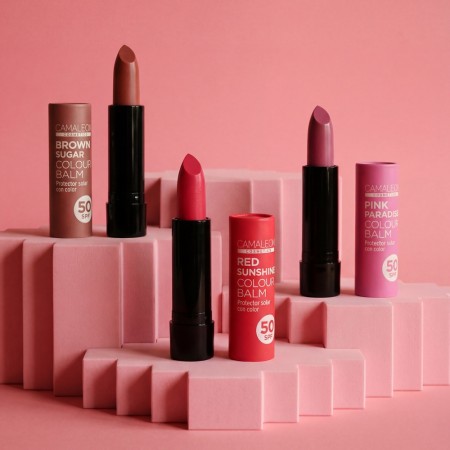 CAMALEON SUNSHINE SPF 50 LABIAL RED 4 G
