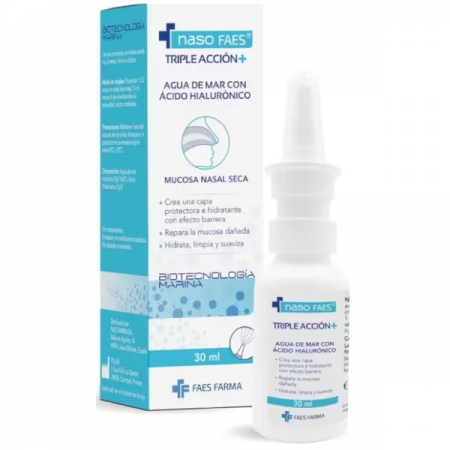 NASO FAES TRIPLE ACCION+ LIMPIEZA NASAL SPRAY 30 ML