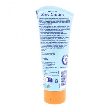 TENA PROSKIN ZINC CREAM SIN PERFUME CREMA 100 ML