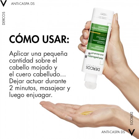 DERCOS CHAMPU ANTICASPA CABELLO SECO 390 ML