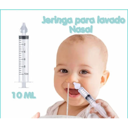 NASAL WASH LAVADO NASAL CON APLICADOR 1 JERINGA10 ML + 3 APLICADORES NASALES
