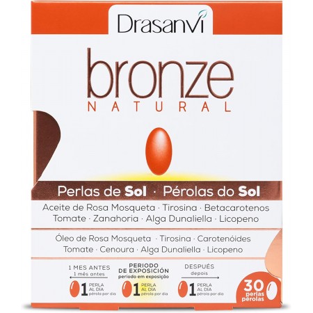 DRASANVI BRONZE NATURAL PERLAS DE SOL 30 PERLAS