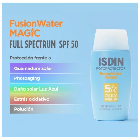 ISDIN FOTOPROTECTOR FUSION WATER MAGIC SPF50+ ULTRALIGERO 50 ML