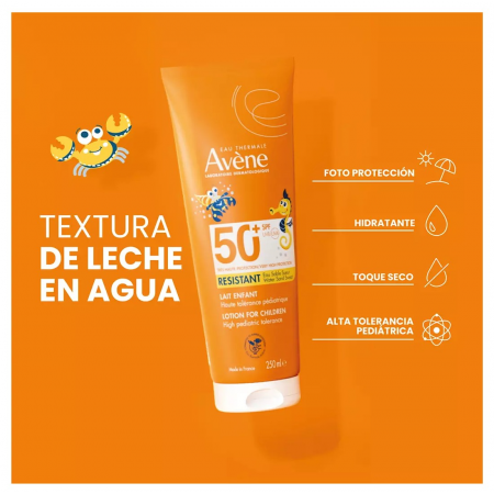 AVENE MUY ALTA PROTECCION LECHE NIÑOS SPF50+ 250 ML