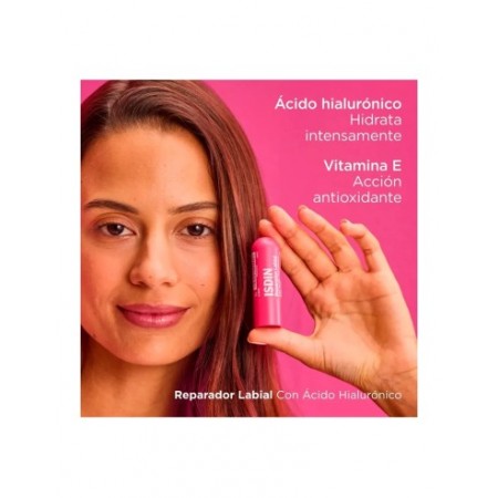 ISDIN REPARADOR LABIAL STICK COLOR ROSA 4 G