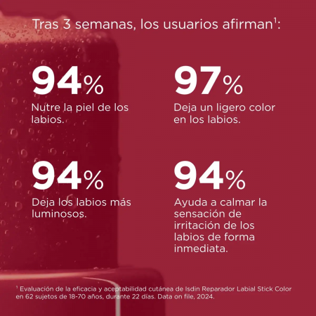 ISDIN REPARADOR LABIAL COLOR GRANATE STICK 4 G