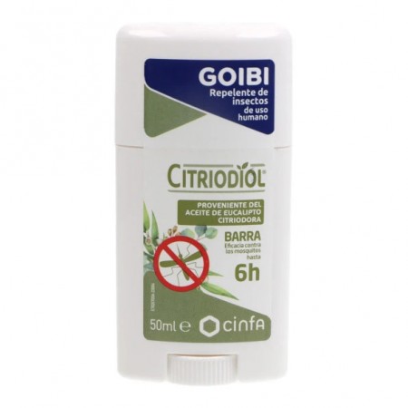 GOIBI REPELENTE DE INSECTOS MOSQUITOS CITRIODIOL EN BARRA 50 ML