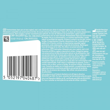 DUREX FRESCOR LUBRICANTE 50 ML